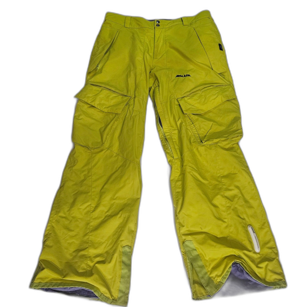 Armada Mega Rex 20000 Snowboard Pants Ski Snow Electric Yellow Men's Large